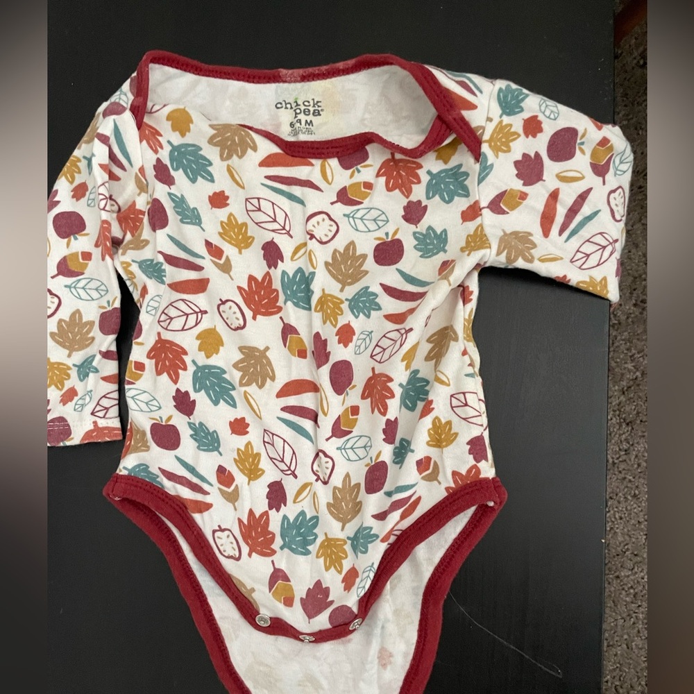 Fall baby onesie
